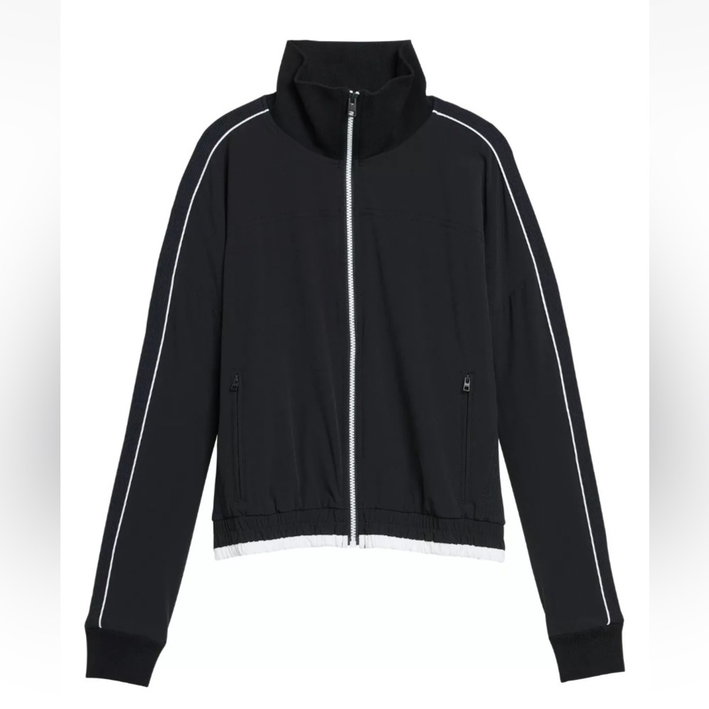 NWT Athleta Brooklyn Track Bomber Jacket Large